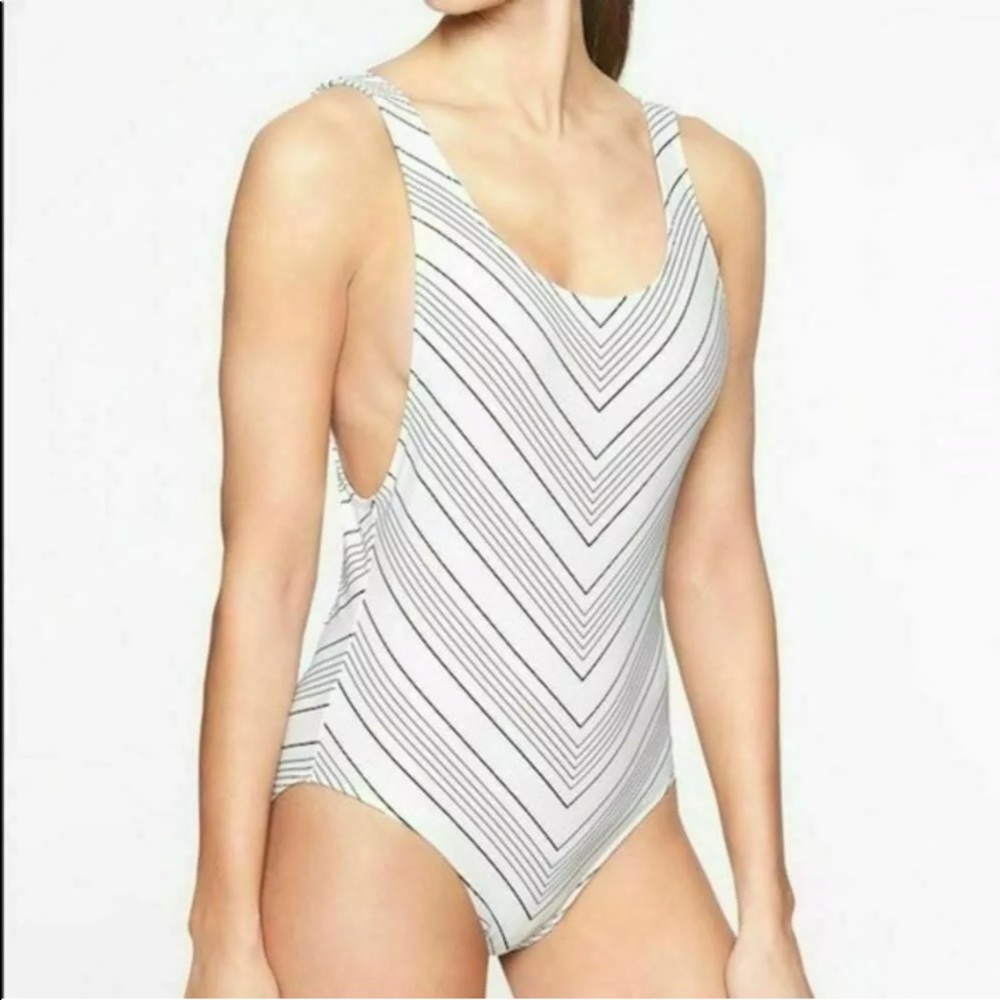 Atheleta one piece Swimsuit high cut tank suit